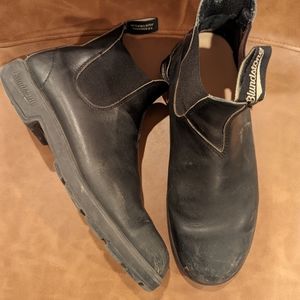 Sz 10 Black Leather Blundstone boots